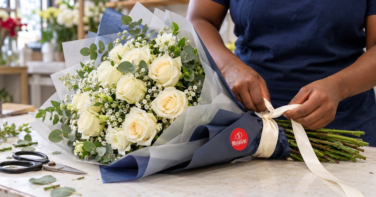 Give the flowers a message only you could send