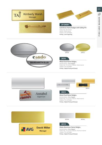 Corporate catalogue page 273